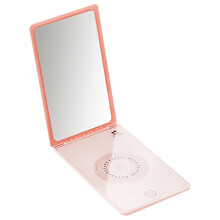4Pcs Lightweight Facial Mask Heater Pink Portable with Makeup Mirror