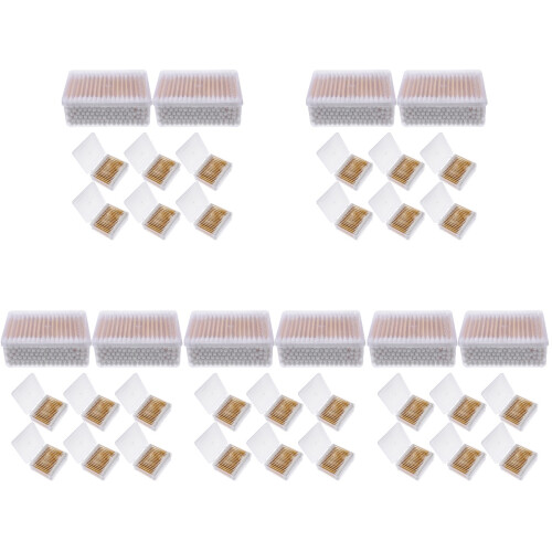White Cotton Buds Multipurpose Makeup and Ear Cleaning Swabs 1