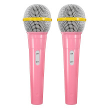 6Pcs Lightweight Plastic Microphone Props for Kids Cosplay Play