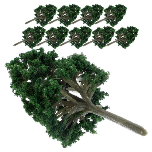 50Pcs Durable ABS Plastic Trees for Micro Landscape and Sand Table 2