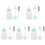 5Sets Compact Plastic Pet Nursing Bottles for Home Puppy Kitten 4