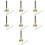 7Pcs Delicate Temple Chime Golden Silver Buddhist Accessory for Prayer 8