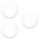 12Pcs Drum Tone Control Rings White Portable Drum Kit Practice Mutes 7