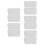 10Pcs White Ceramic Storage Pots with Smooth Edges for Kitchen 5