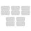 10Pcs White Ceramic Storage Pots with Smooth Edges for Kitchen 4