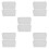 10Pcs White Ceramic Storage Pots with Smooth Edges for Kitchen 10
