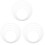 12Pcs Drum Tone Control Rings White Portable Drum Kit Practice Mutes 2