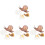 4Sets Kids Early Learning Animal Cognitive Models Assorted Color Toys 3