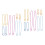 20Pcs Assorted Color Stitch Holders for Knitting Crochet 5 Sizes Set 6