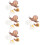 4Sets Kids Early Learning Animal Cognitive Models Assorted Color Toys 8