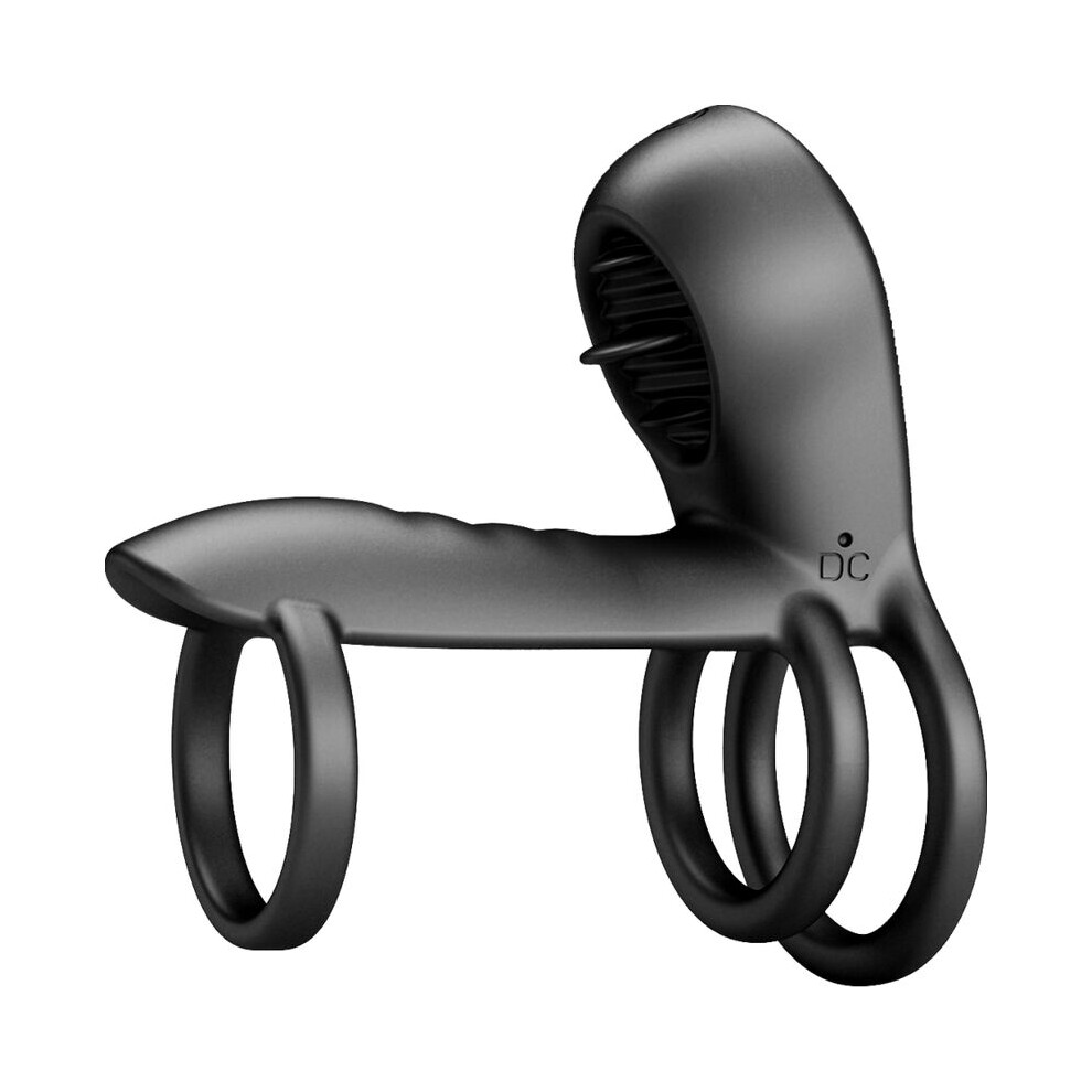 Pretty Love Male Pretty Love - Jammy Penis Sheath 12 Vibrations With Rechargeable Silicone Tongue