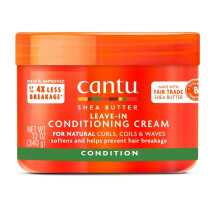 Cantu Shea Butter Leave-In Conditioning Cream Natural Curls Coils & Waves 12 oz