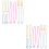 20Pcs Assorted Color Stitch Holders for Knitting Crochet 5 Sizes Set 8
