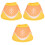 3Pcs Breathable Adjustable Cat Cone Collar Multi-Color Comfortable Fit 4