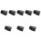 8Pcs Adjustable Magnetic GPU Holders Black Aluminum Magnesium Alloy 7