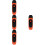 4Pcs Beginner Kazoos Red ABS Musical Instruments Easy to 9