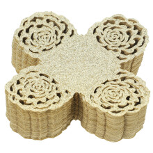 200Pcs Golden Paper Chocolate Wrapping Truffle Cups for Party Storage