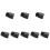 8Pcs Adjustable Magnetic GPU Holders Black Aluminum Magnesium Alloy 6