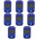 8Pcs Blue Guitar Electronic Metronome Practical Portable Tool 8