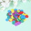 200Pcs Assorted Color Plastic Chips Durable Counting Markers 11