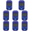 8Pcs Blue Guitar Electronic Metronome Practical Portable Tool 7