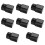 8Pcs Adjustable Magnetic GPU Holders Black Aluminum Magnesium Alloy 9