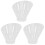 3Pcs Clear Acrylic Vegetable Bowls for Kitchen Serving 2