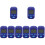 8Pcs Blue Guitar Electronic Metronome Practical Portable Tool 10