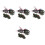 8Pcs Durable Alloy Mini Pull Back Car Toys Military Crane Rocket 5