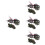 8Pcs Durable Alloy Mini Pull Back Car Toys Military Crane Rocket 8