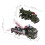 8Pcs Durable Alloy Mini Pull Back Car Toys Military Crane Rocket 11