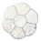 11200Pcs DIY Pearl Beads Kit White Half Round Plastic Scatter Beads 9