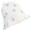 4Pcs White Felt Sauna Hat Comfortable Breathable Bath Cap for Baby Use 2