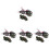 8Pcs Durable Alloy Mini Pull Back Car Toys Military Crane Rocket 4