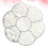 11200Pcs DIY Pearl Beads Kit White Half Round Plastic Scatter Beads 11