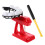 2Sets Baseball Speelgoed Met Automatische Launcher Rood 5
