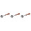 3St Sealing Wax Tools Met Handvat Voor Wax Seals 3