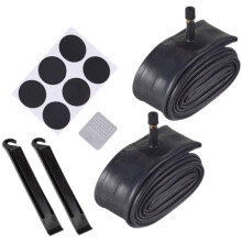 5Sets Vervangende Binnenband Zwart Met Patch Kit En Tire Levers