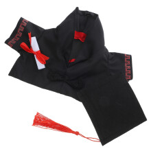 5Sets Herbruikbare Zwarte Graduation Bear Kostuums Voor