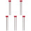 5Paren Paar Professionele Marimba Mallets Voor Optredens 4