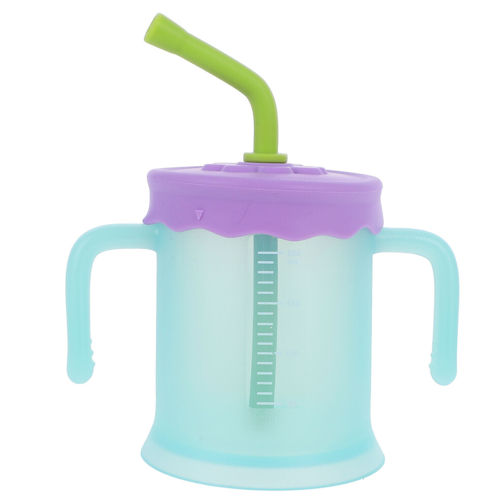 5Pcs Sky- Toddler Cups With Straw Leakproof Cups For Kids Blue Ohphcall