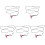 5Sets Verstelbare Lizard Looplijn in Roze Buiten En Training 4