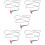 5Sets Verstelbare Lizard Looplijn in Roze Buiten En Training 8