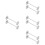 8St Multifunctionele Rvs Organisator Chopstick Rest 6