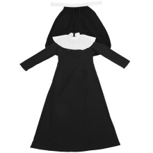 4Sets Nonnenoutfit Dames Cosplay Plus Size Spandex Halloween Kleding
