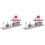 2St Subway Station Model ABS Grijs DIY Speelgoed Voor Kinderen 4
