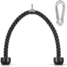 Hoch Leistungs Trizeps Pulldown Seil 36 Zoll mit Karabiner Haken, Pulldown Seil für Fitness ZubehöR Kabel Maschine für das Heim Fitness Studio