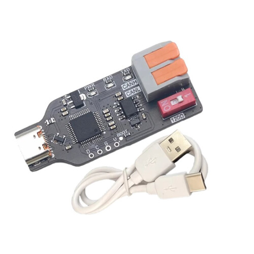 USBCAN USB to CAN Converter Linux Driver-Free Use Socketcan Compatible with for PCAN 6.3V-50V 1