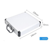 Etui für Probelinsen-Sets in der Optometrie, Aluminiumlegierung, bietet Platz für 68 Linsen (240 x 225 x 55 mm) für Heimwerkerprojekte.