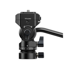 Ulanzi U190 II Uka Fluid Tripod Quick Release Max Load 4KG with 1/4In 3/8In Screw Hole for Video Recording